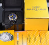 Breitling Chronomat Evolution 18K Gold/Steel Blue Dial B13356