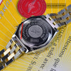 Breitling Chronomat 2 Tone 18K Gold & Stainless Steel 39mm Blue Dial Mens Watch B13352