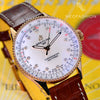 Breitling Navitimer Automatic 18K ROSE GOLD 36mm MOP DIAL R17327