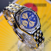 Breitling Chronomat GT 18K Gold & Stainless Steel Blue Dial B13350﻿