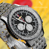 Breitling Navitimer B01 Chronograph SS 46mm Black Dial Mens Watch AB0127