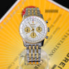 Breitling Navitimer 2 Tone 18K Gold/SS 42mm White Dial Mens Watch D23322