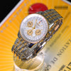Breitling Navitimer 2 Tone 18K Gold/SS 42mm White Dial Mens Watch D23322