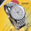 Breitling Navitimer World GMT 2nd Time Zone White Dial A23322 Mens Watch