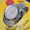 Breitling Navitimer World GMT 2nd Time Zone White Dial A23322 Mens Watch