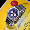 Breitling Navitimer B01 Chronograph 46mm Black Dial 18K Gold Bezel Watch UB0127