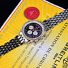 Breitling Navitimer B01 Chronograph 46mm Black Dial 18K Gold Bezel Watch UB0127