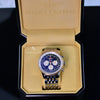 Breitling Navitimer B01 Chronograph 46mm Black Dial 18K Gold Bezel Watch UB0127