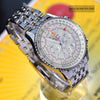 Breitling Navitimer B04 Chronograph GMT 48 GMT White Dial Mens Watch AB0441