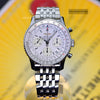 Breitling Navitimer Stainless Steel White Dial A23322 Mens Luxury Watch