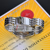 Breitling Navitimer Olympus SS 43mm White Dial Moon Phase Annual Calendar A19340