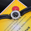 Breitling Navitimer Montbrillant Olympus Moon Phase Annual Calendar Black Dial Mens Watch A19350