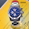 Breitling Super Avenger SS 48mm Pro III Beautiful Blue Dial Mens Watch A13371