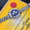 Breitling Super Avenger SS 48mm Pro III Beautiful Blue Dial Mens Watch A13371