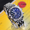 Breitling Chronomat B01 SS 44mm Blue Dial Factory Original Diamond Bezel AB0110