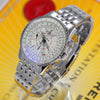 Breitling Navitimer Montbrillant Datora A21330 White Dial Mens Watch