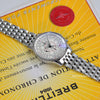 Breitling Navitimer Montbrillant Datora A21330 White Dial Mens Watch