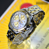 Breitling Chronomat 2 Tone 18K Gold Bezel & Stainless Steel MOP Dial Mens Watch D13352﻿