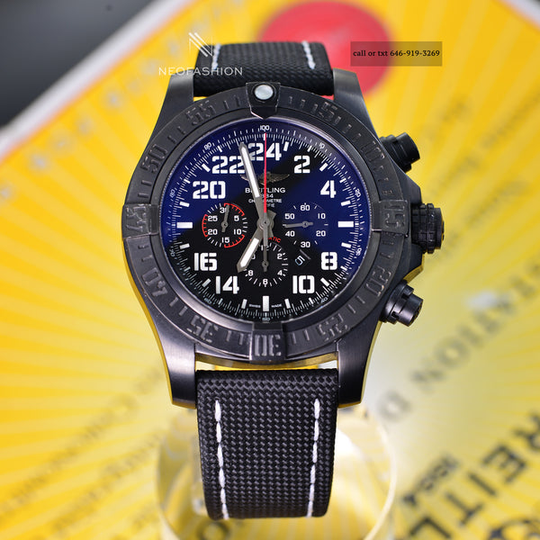 Breitling Super Avenger II Blacksteel Military LIMITED 500pcs Mens Watch M22330