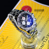 Breitling Super Avenger with Factory 1.23ct Diamond Bezel Black Dial A13370 Mens Watch