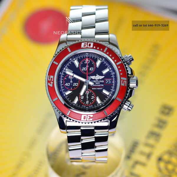 Breitling Superocean II Chronograph Limited Edition Black Dial A13341