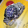 Breitling Superocean II Chronograph Black Dial Orange Accents A13341