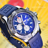 Breitling Super Avenger II Chronograph Blue Dial A13371 Mens Watch