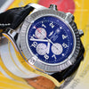 Breitling Super Avenger Chronograph Blue Dial A13370 Mens Watch