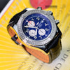 Breitling Super Avenger Chronograph Blue Dial A13370 Mens Watch