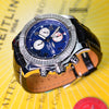 Breitling Super Avenger Chronograph Blue Dial A13370 Mens Watch