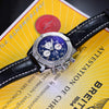 Breitling Super Avenger Chronograph Blue Dial A13370 Mens Watch