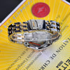 BREITLING COCKPIT CHRONO 2 TONE 18K BEZEL/SS 39MM WHITE DIAL MENS WATCH C13358