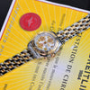 BREITLING COCKPIT CHRONO 2 TONE 18K BEZEL/SS 39MM WHITE DIAL MENS WATCH C13358