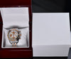 BREITLING COCKPIT CHRONO 2 TONE 18K BEZEL/SS 39MM WHITE DIAL MENS WATCH C13358