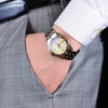 Breitling Wings Automatic Cream Dial Two-Tone 18K Gold & Steel B10050 - NeoFashionStore