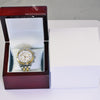 Breitling Chronomat 18K Gold & Steel White Dial D13352﻿ - NeoFashionStore