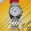 Breitling Chronomat 18K Gold & Steel White Dial D13352﻿ - NeoFashionStore