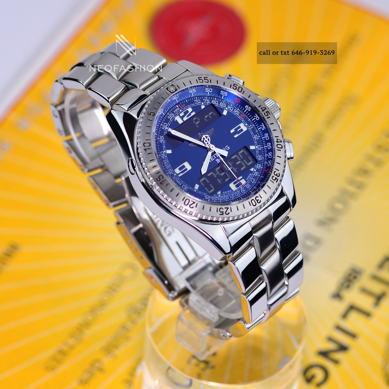Breitling Professional B1 Blue Dial Mens Pilots Watch A78362 Alex A
