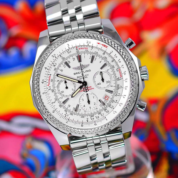 Breitling For Bentley Motors Special Ed. White Dial A25362 - NeoFashionStore