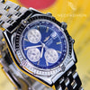 Breitling Chronomat GT Blue Dial Steel Mens Watch A13050