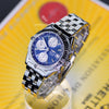 Breitling Chronomat GT Blue Dial Steel Mens Watch A13050