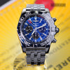 Breitling Chronomat GMT 47mm LIMITED B01 Blue Dial Mens Watch AB0410