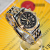 Breitling Chronomat Evolution 18K Rose Gold/Steel Black Dial C13356