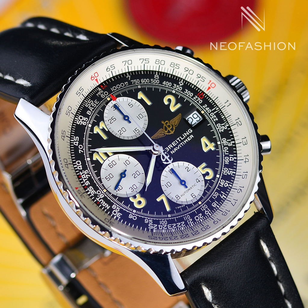 Breitling Navitimer Chronograph 42mm Stainless Steel Mens Watch A13020