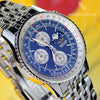 Breitling Navitimer Olympus Moon Phase Annual Calendar A19340 Blue Dial