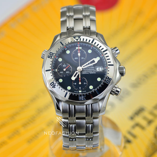 Omega Seamaster Chronograph Stainless Steel Blue 300m 2598.80.00