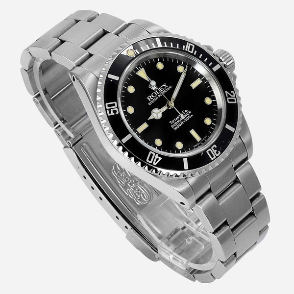 Rolex Oyster Perpetual Submariner 14060 Tiffany Full Set - NeoFashionStore