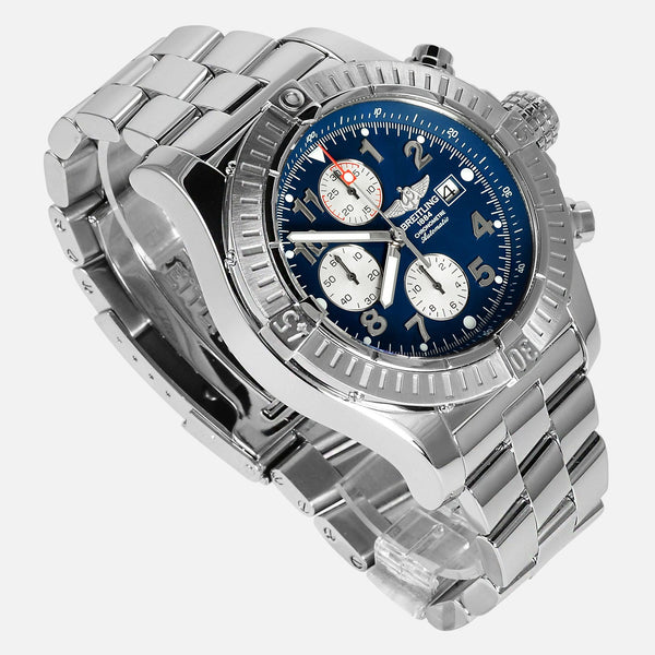 Breitling Super Avenger II Blue Dial A13370 - NeoFashionStore