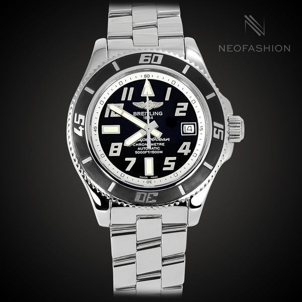 Breitling Superocean Abyss Black Dial A17364 - NeoFashionStore