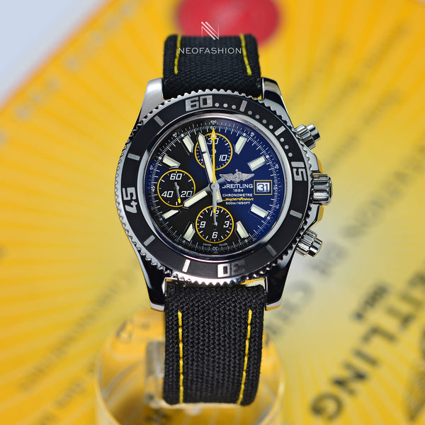 Breitling Superocean II Chronograph Black Dial A13341